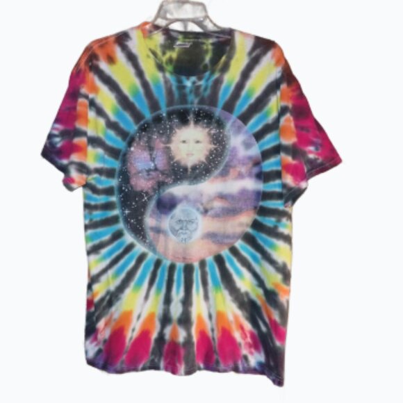 Grateful Dead Tammy Schatz 95' Tie Dye Sun & Moon Tie-dye "Not Fade Away" Yang L